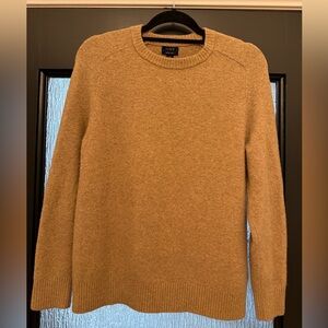 J. Crew Men's Camel Crewneck Sweater From The Extra Soft Collection-Size M